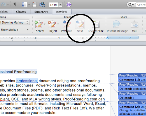rich text control in word for mac